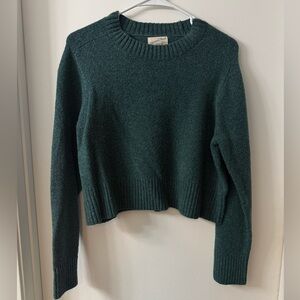 Teal Universal Thread Crop Sweater